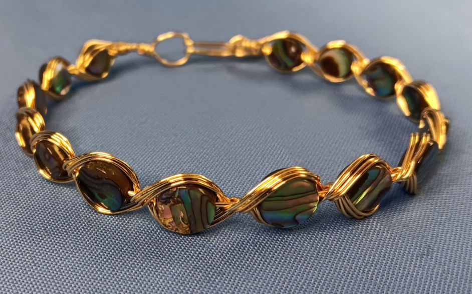 Abalone Wave Bracelet