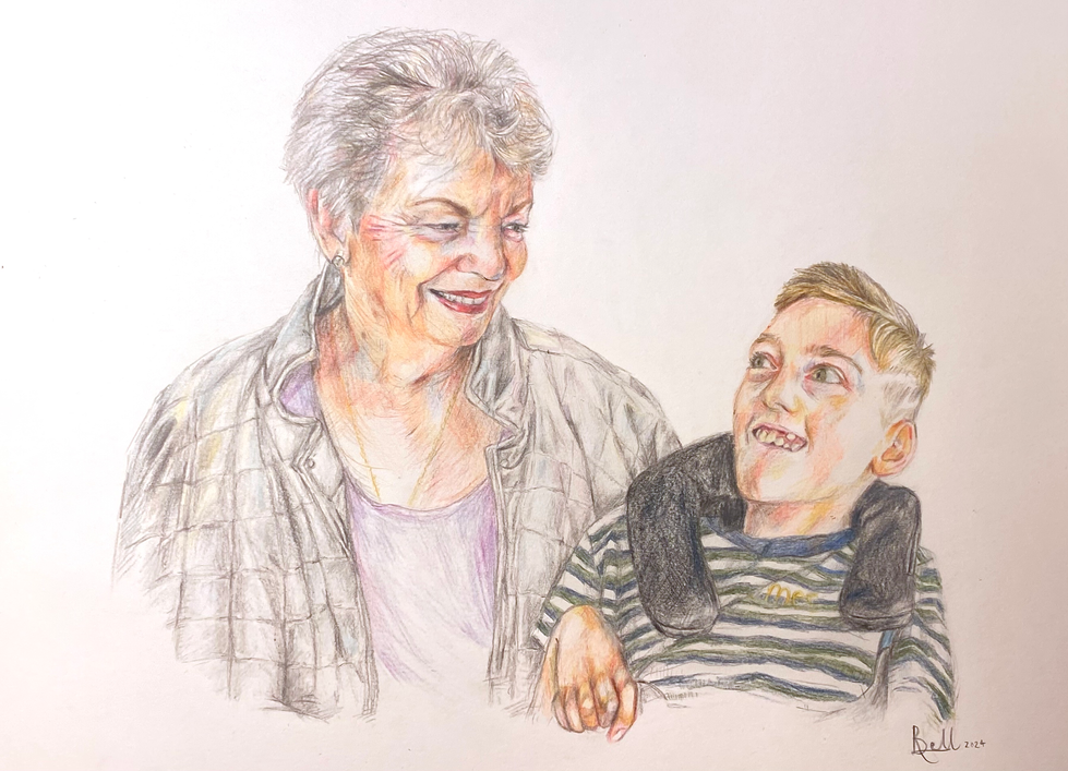 An embrace never chanced