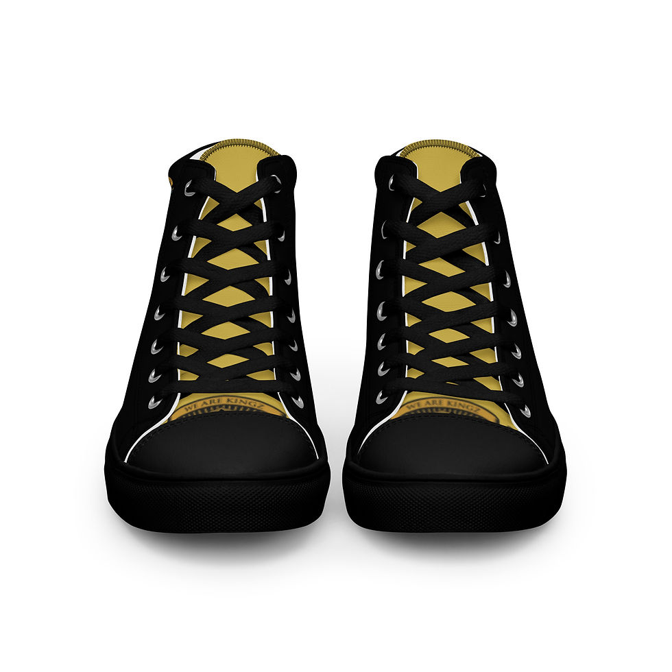 Thumbnail: Royalty high top men's canvas shoes