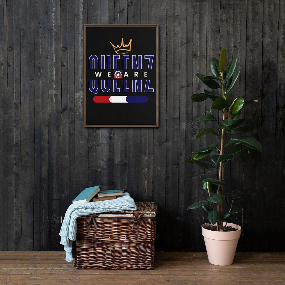 Thumbnail: We are Queenz (Juneteenth Edition) Framed canvas