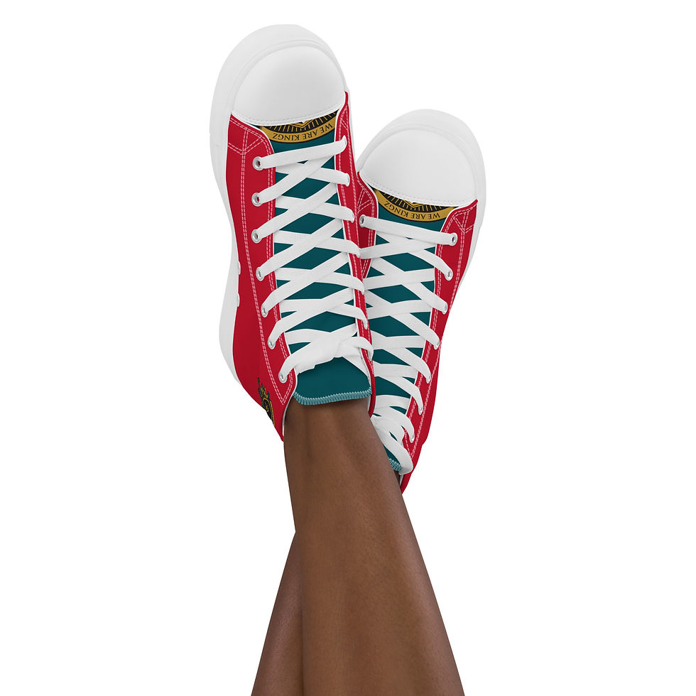 Thumbnail: King Hitman women’s high top canvas shoes