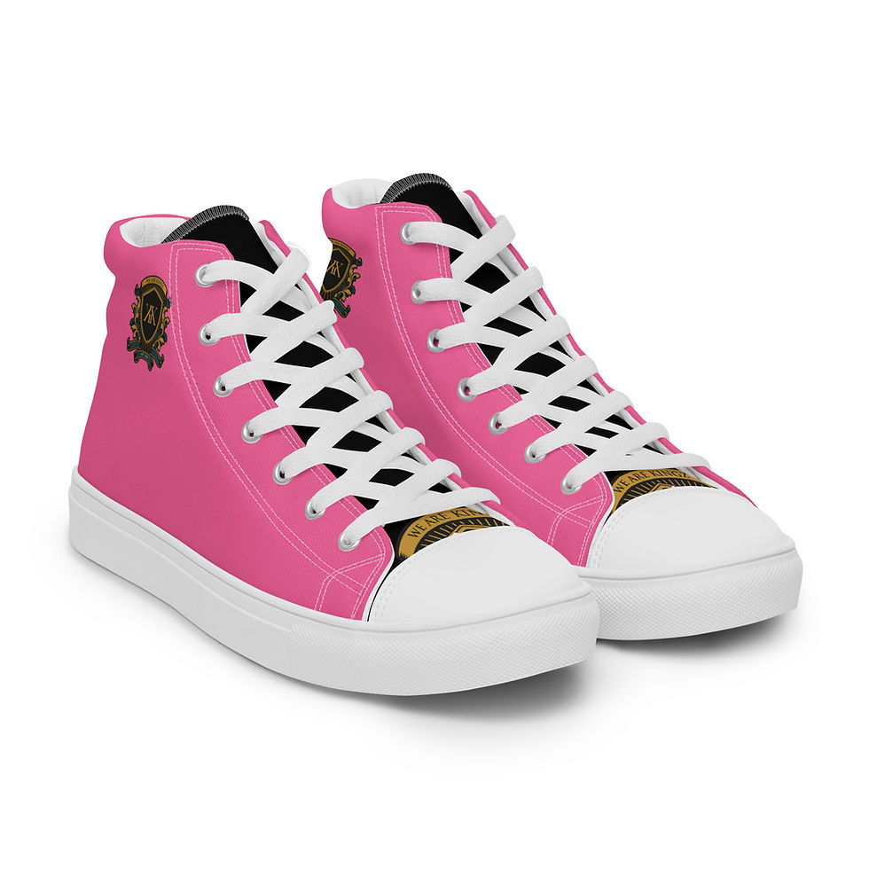 Thumbnail: Ladies First high top women's canvas shoes