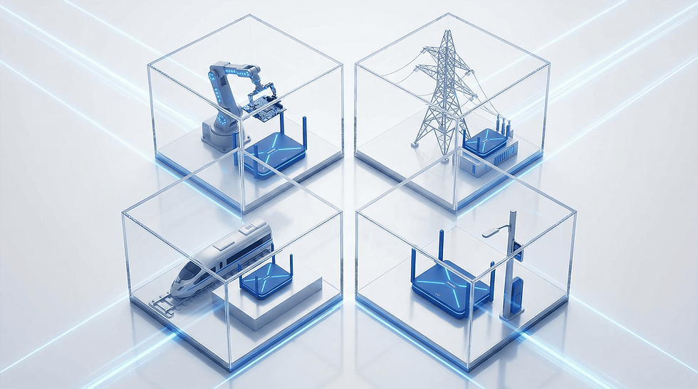 Industrielle Anwendungsmosaik