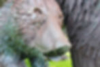Metal Art Grizzly Bear Sculpture