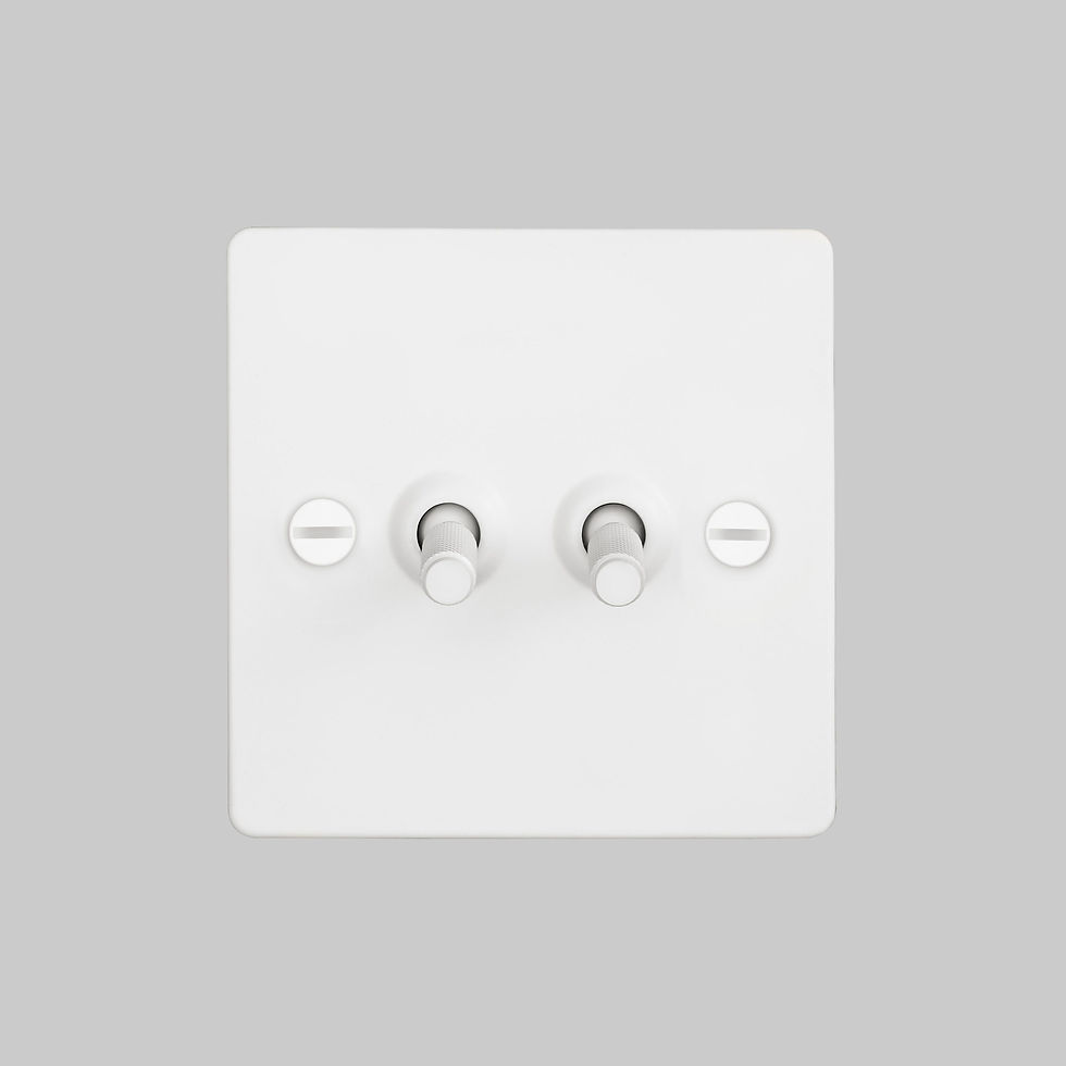 Thumbnail: Buster+Punch - 2G Toggle Switch/ White