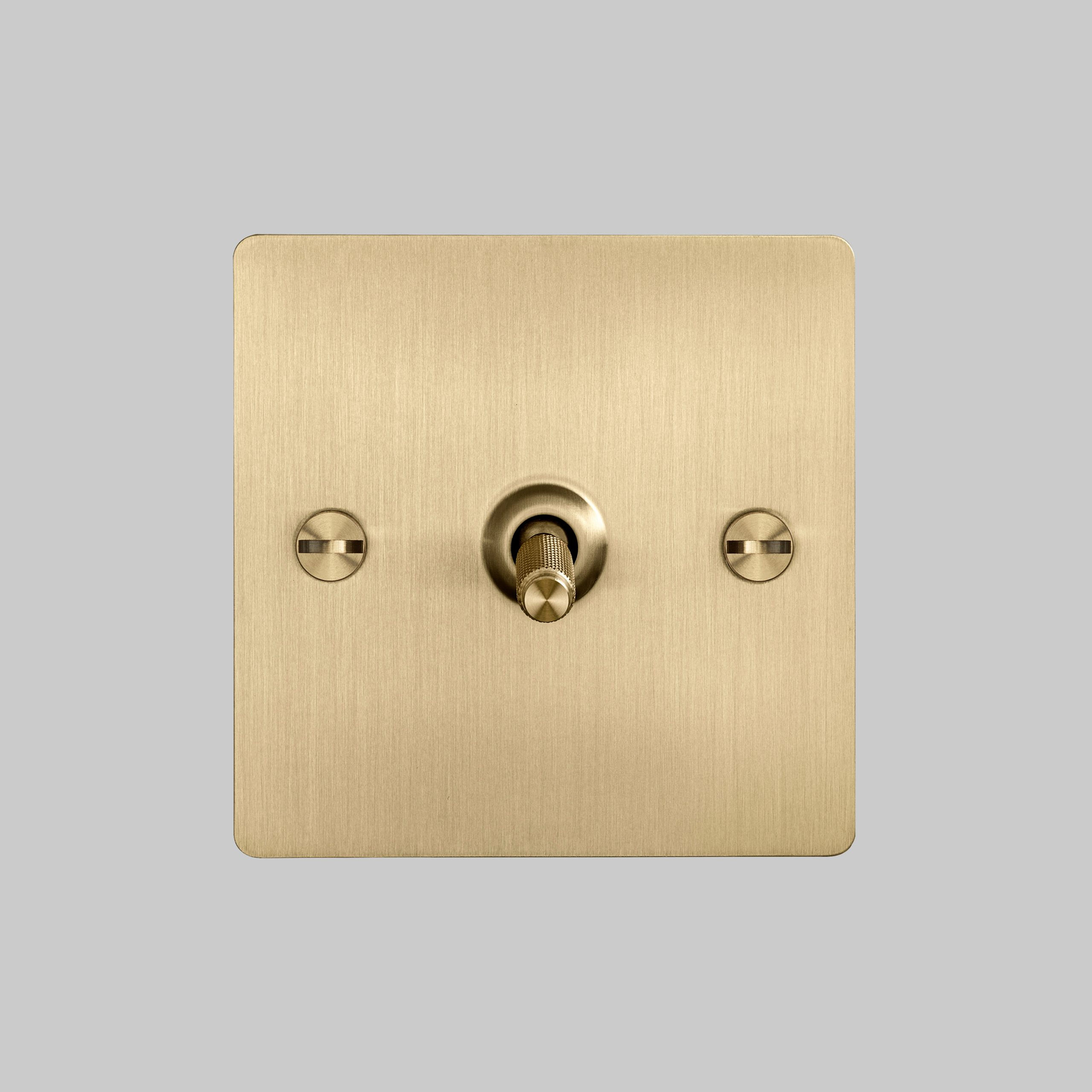 Buster+Punch - 1G Toggle Switch/ Brass