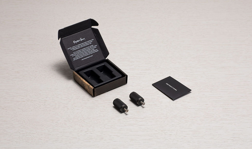 縮圖：Buster+Punch - Furniture Knob/ Cross/ Black