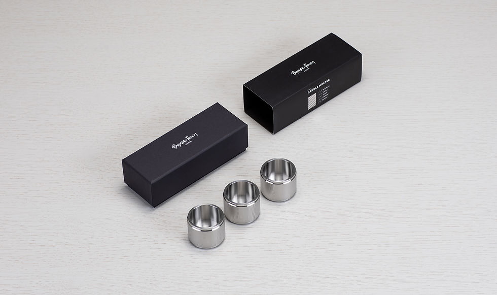 Thumbnail: Buster+Punch - Tealight Candle Holder/ Set of 3/ Brass