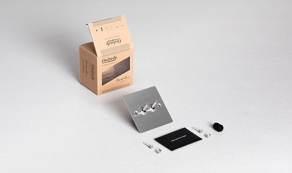 縮圖：Buster+Punch - 2G Toggle Switch/ Steel