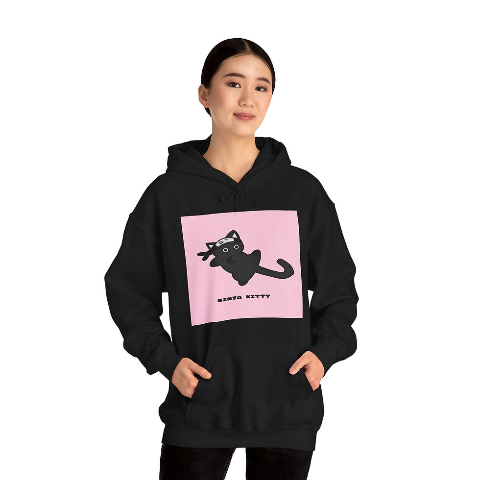 Thumbnail: Ninja Kitty Hooded Sweatshirt - Zhane