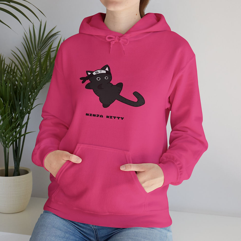 Thumbnail: Ninja Kitty Hooded Sweatshirt - Zhane