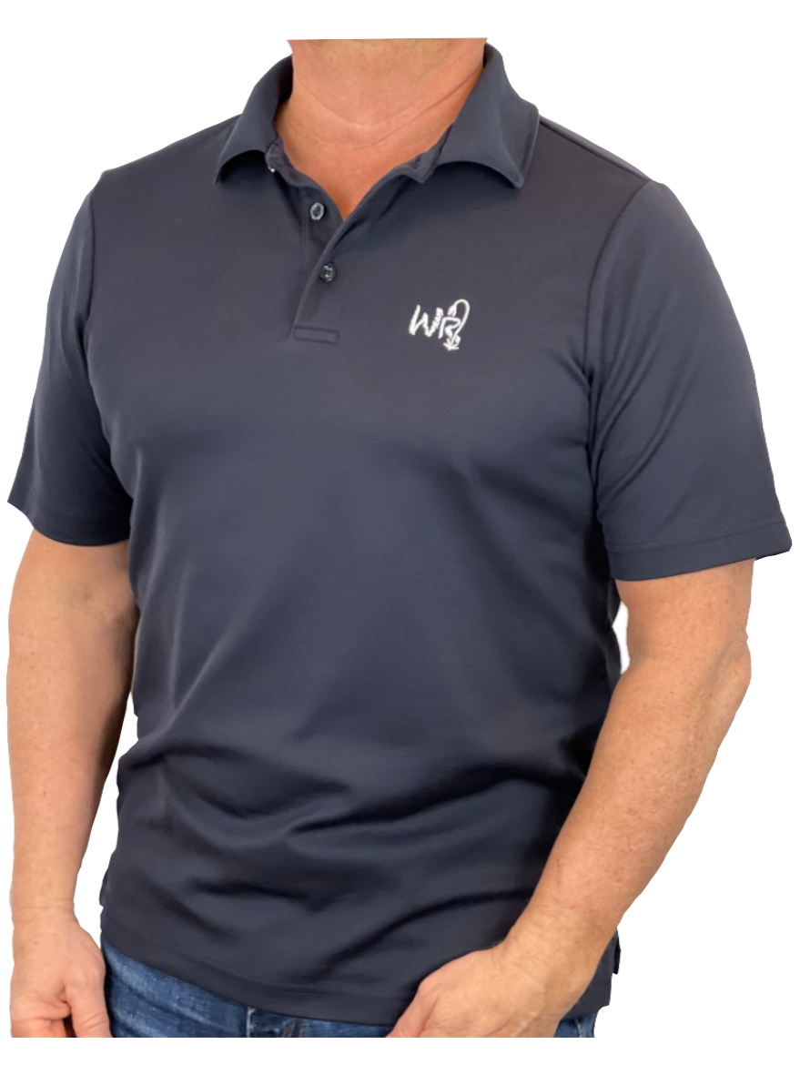 Thumbnail: Mens Luxury Performance Polo with Embroidered Logo