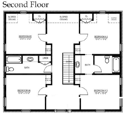 Thumbnail: Di2484a Two Storey stockplans.ca