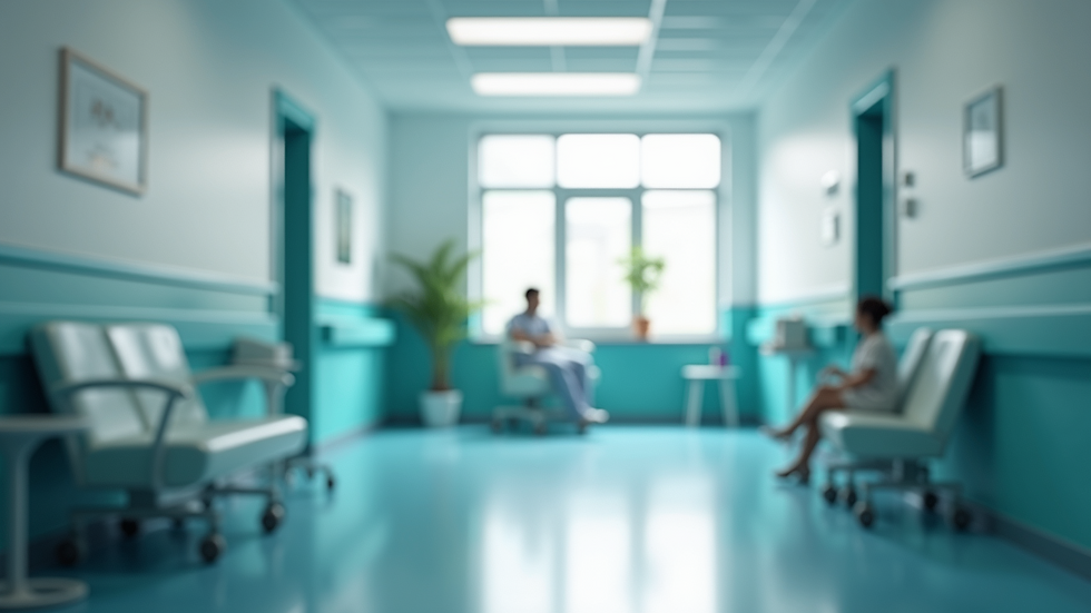 High angle view of a patient consultation room in a JCI Accredited hospital