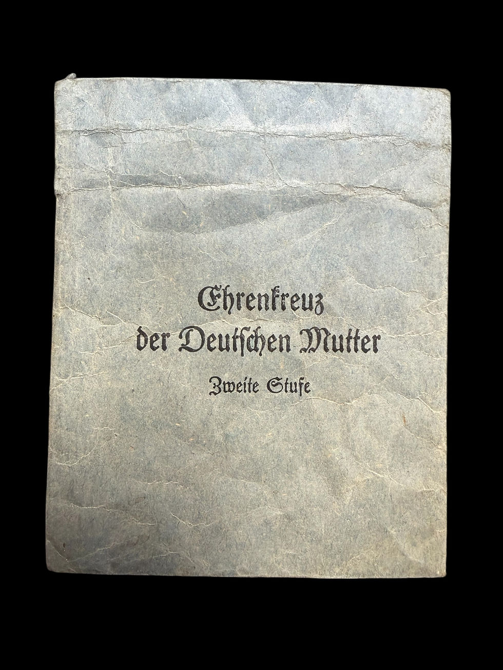 Verleihungstüte Mutterkreuz in Silber (2. Stufe) Ferd.Wiedmann