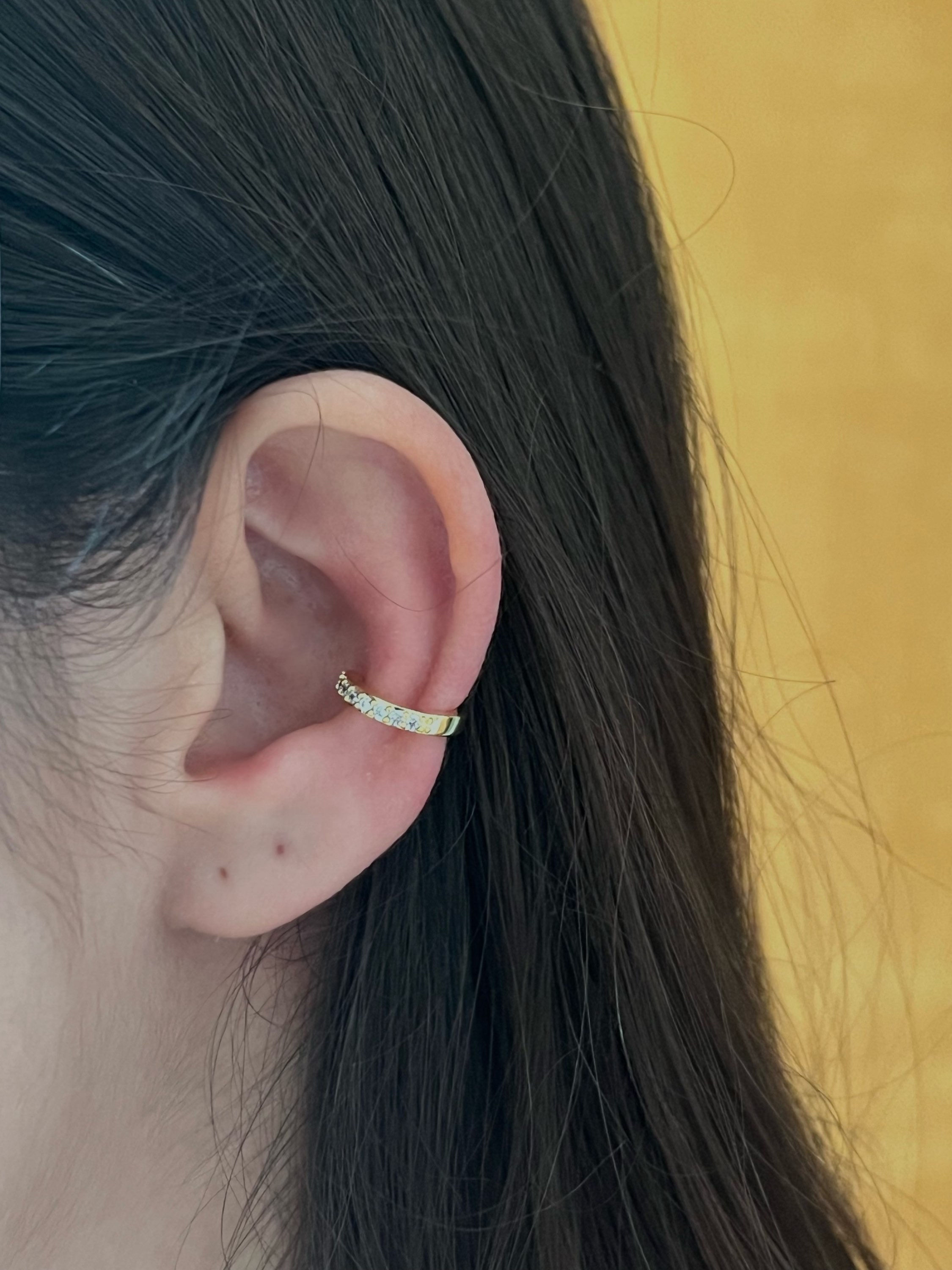 Piercing fake cravejado - Semijoia