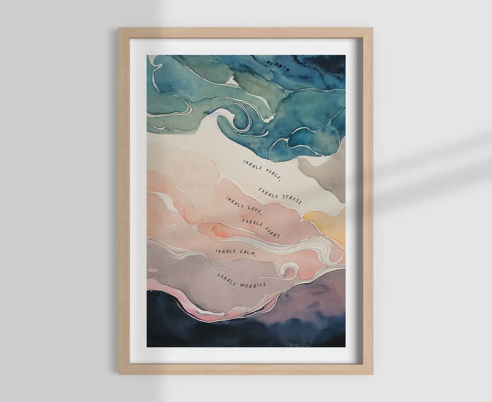 Inhale Exhale Sequence - Wall Art