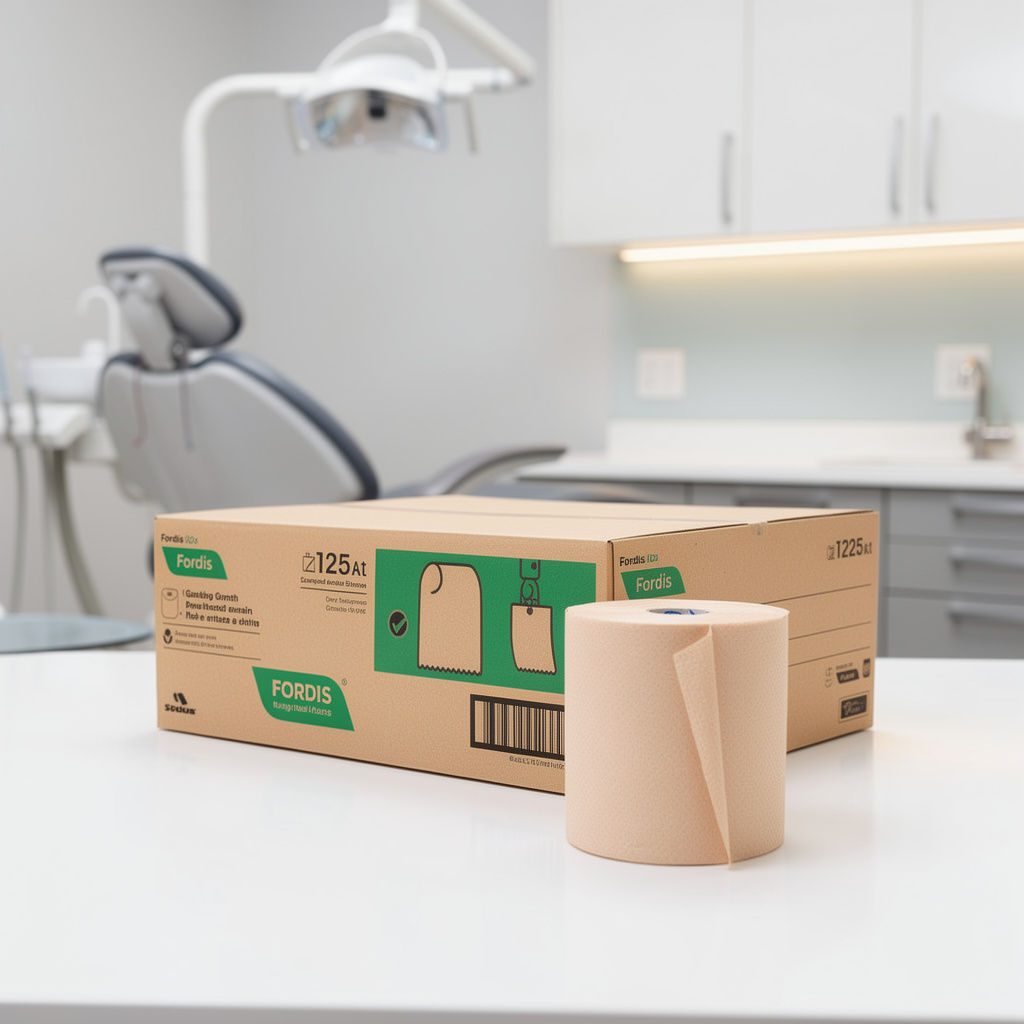 FORDIS ROLL TOWEL PERFORM 7.5X1050 NAT PKG/6 EACH