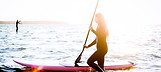 Girl on SUP