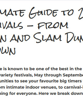 The Ultimate Guide to 2026 UK Festivals - from Takedown and Slam Dunk to Boomtown