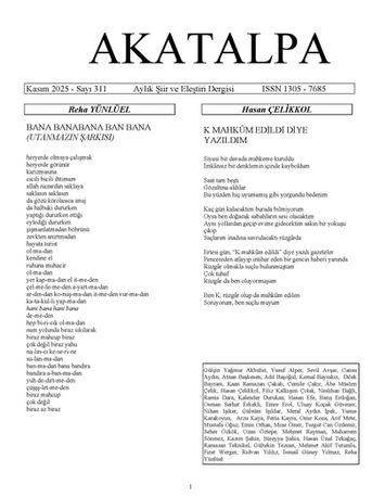 K MAHKUM EDİLDİ DİYE YAZILDIM / Şiir