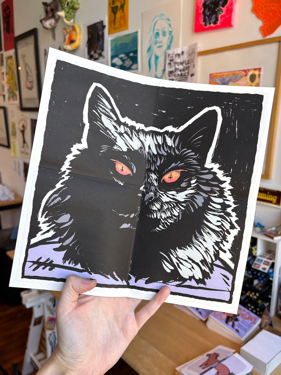 Thumbnail: How Old is the Cat? Comic zine 