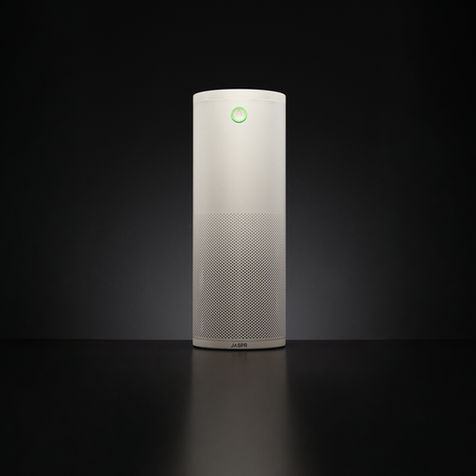 clean and sharp product photo of air scrubber for air purifier company Jaspr
