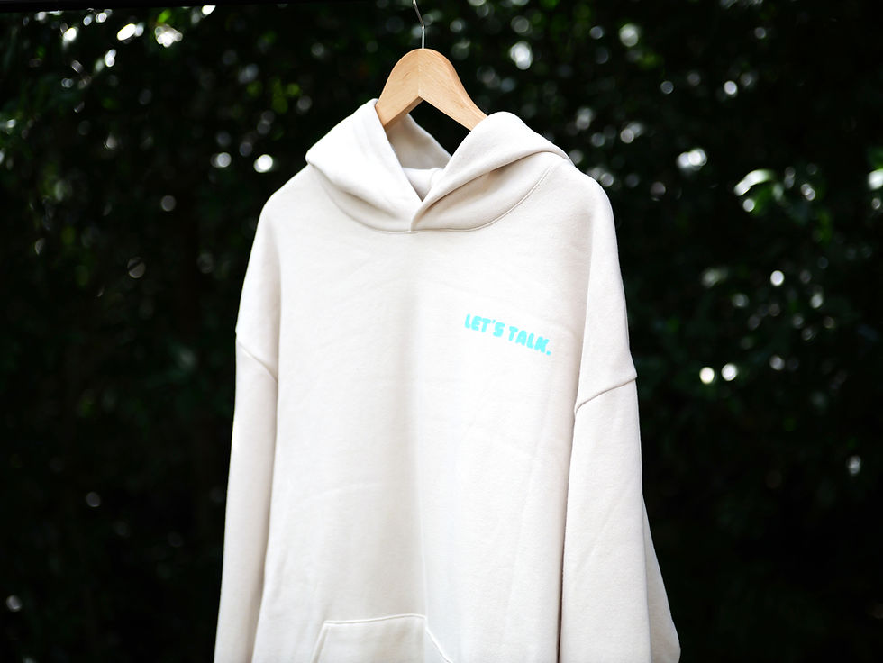 Thumbnail: Vibrant Let's Talk Hoodie - Pigment Black