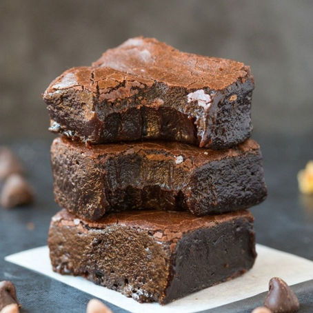Fudgy Paleo Vegan Pumpkin Brownies