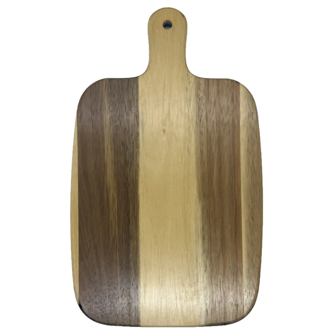 Large Personalized Acacia Wood Cutting Board with Handle