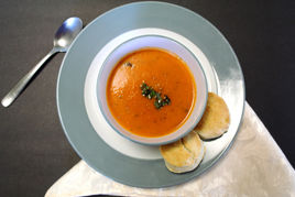 Easy and Healthy Tomato Soup- طريقة عمل شوربة البندورة - شوربة الطماطم بسهولة