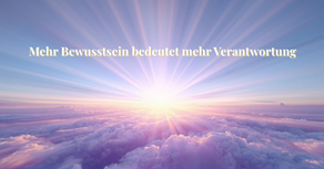 Symbolisches Bild für Bewusstsein und Verantwortung mit Licht und weitem Horizont als Darstellung innerer Klarheit und persönlicher Entwicklung.