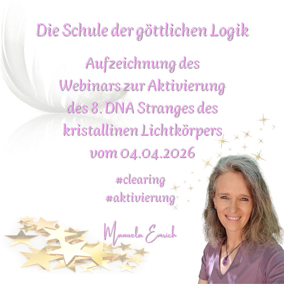 Logo der Schule der göttlichen Logik – Webinar Aktivierung des kristallinen Lichtkörpers