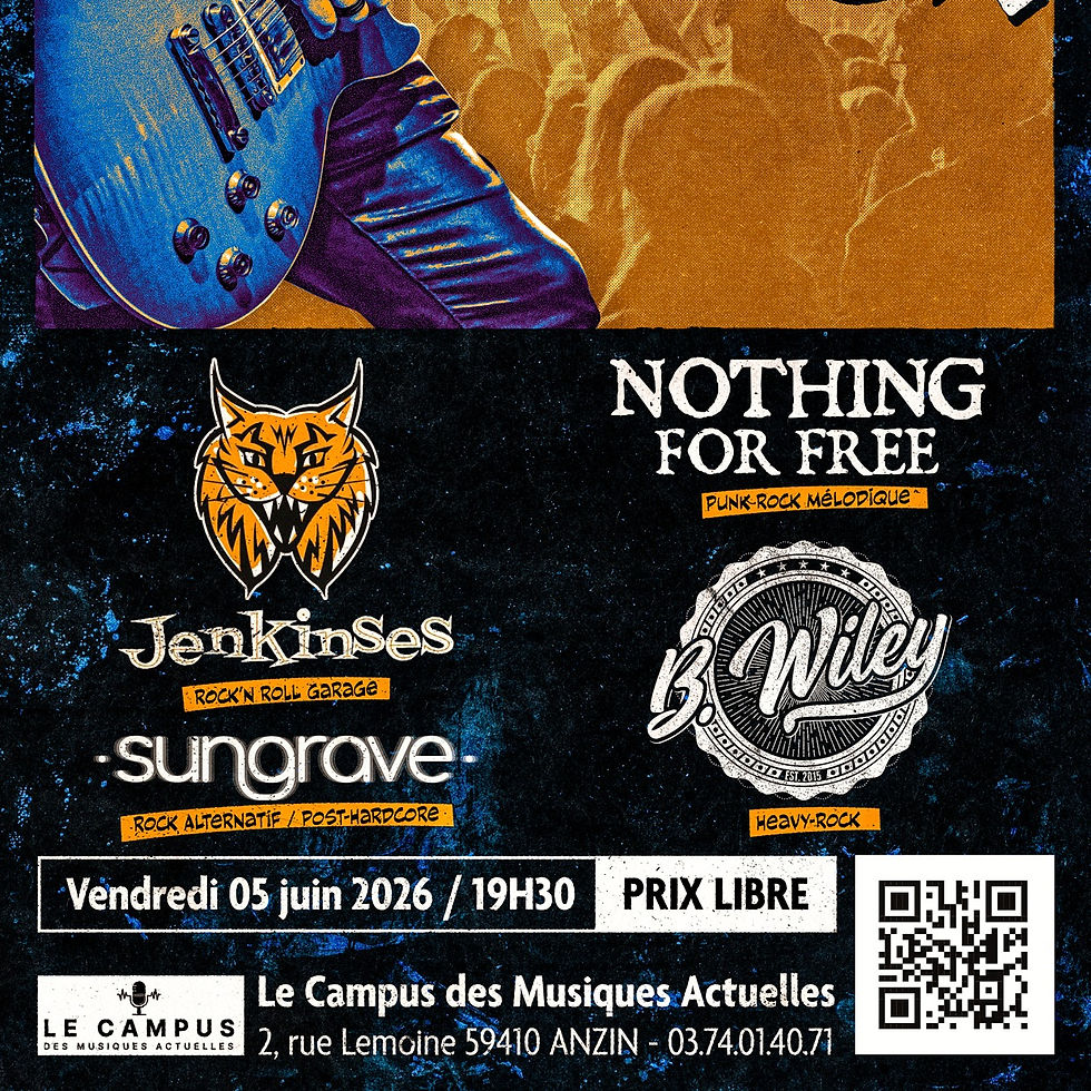 B.WILEY + NOTHING FOR FREE + JENKINSES + SUNGRAVE