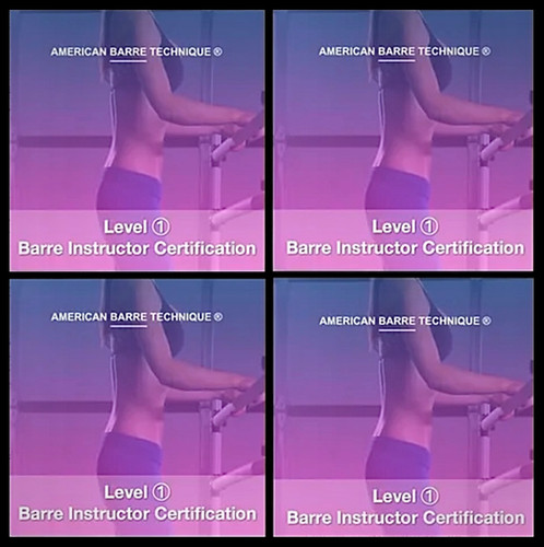 Group Rate (4 or more) Barre Instructor Certification Courses Barre  Certifications