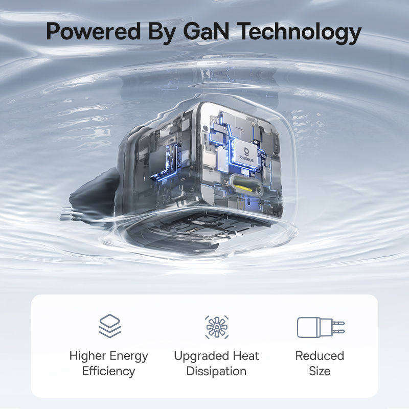 Thumbnail: Baseus 30W GaN Charger PD Charger For iPhone 17 16 15 14 13 12 Max Fast Charger 