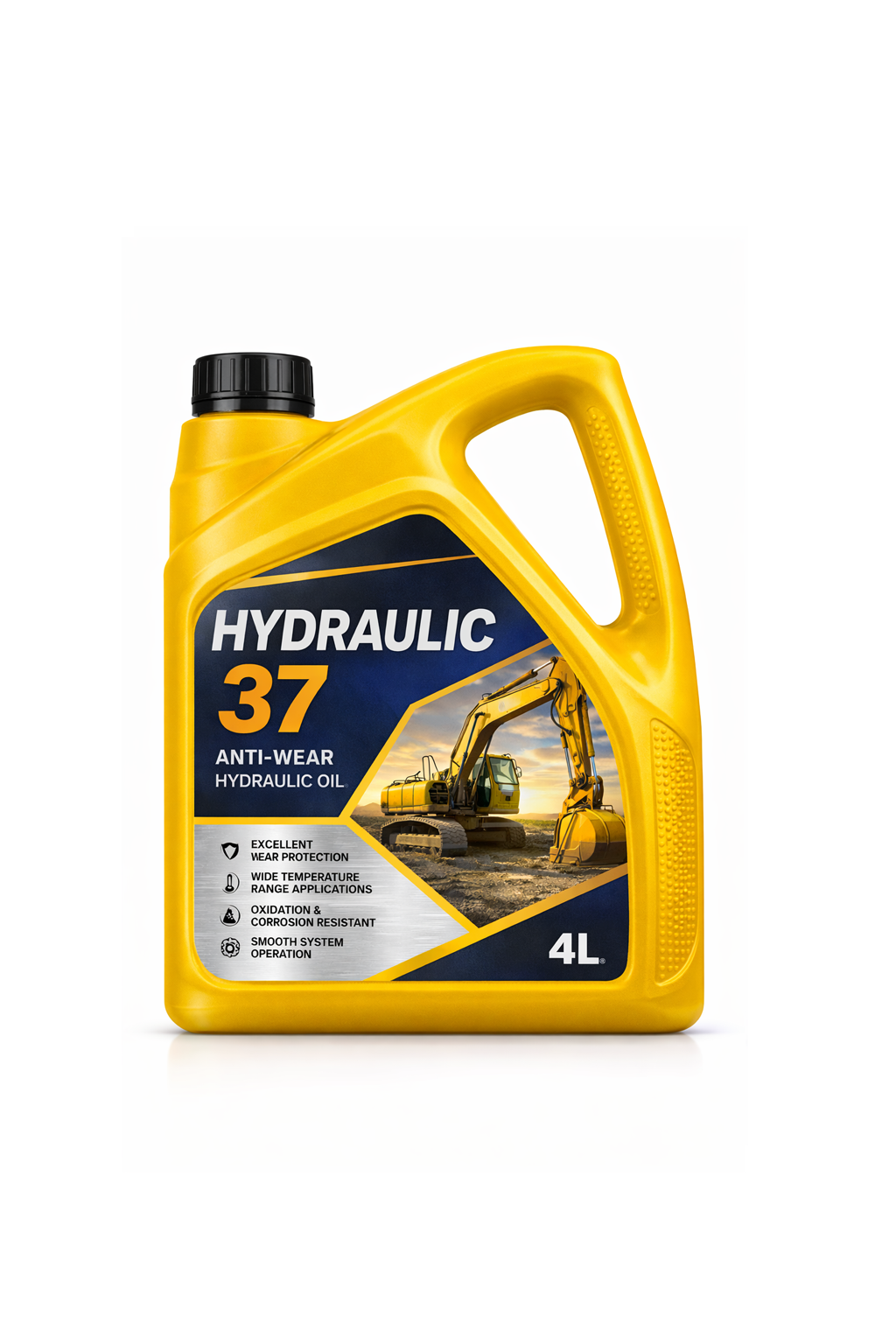 Hydraulic 37 Anti-Wear Hydraulic Oil – 4 Liters