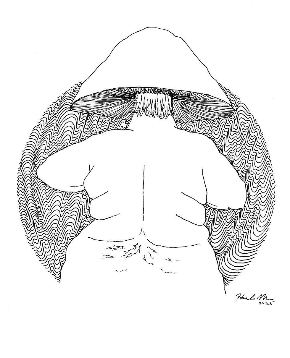Thumbnail: Mushroom Lady Print - Body Positive