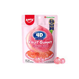 4D Gummy Juicy Burst Peach Standing bag 6oz x 12