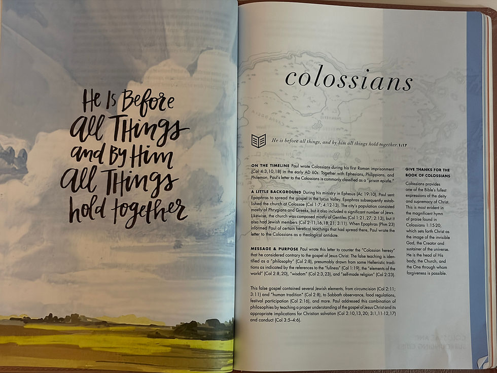 Let's Read Colossians 1 together! Bibles & Besties!