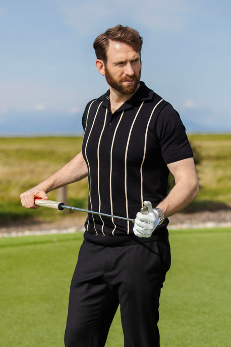 Grooming for craig macginlay for slycker golf wear Contemporary Fashion Week makeup designed for editorial and commercial campaigns.