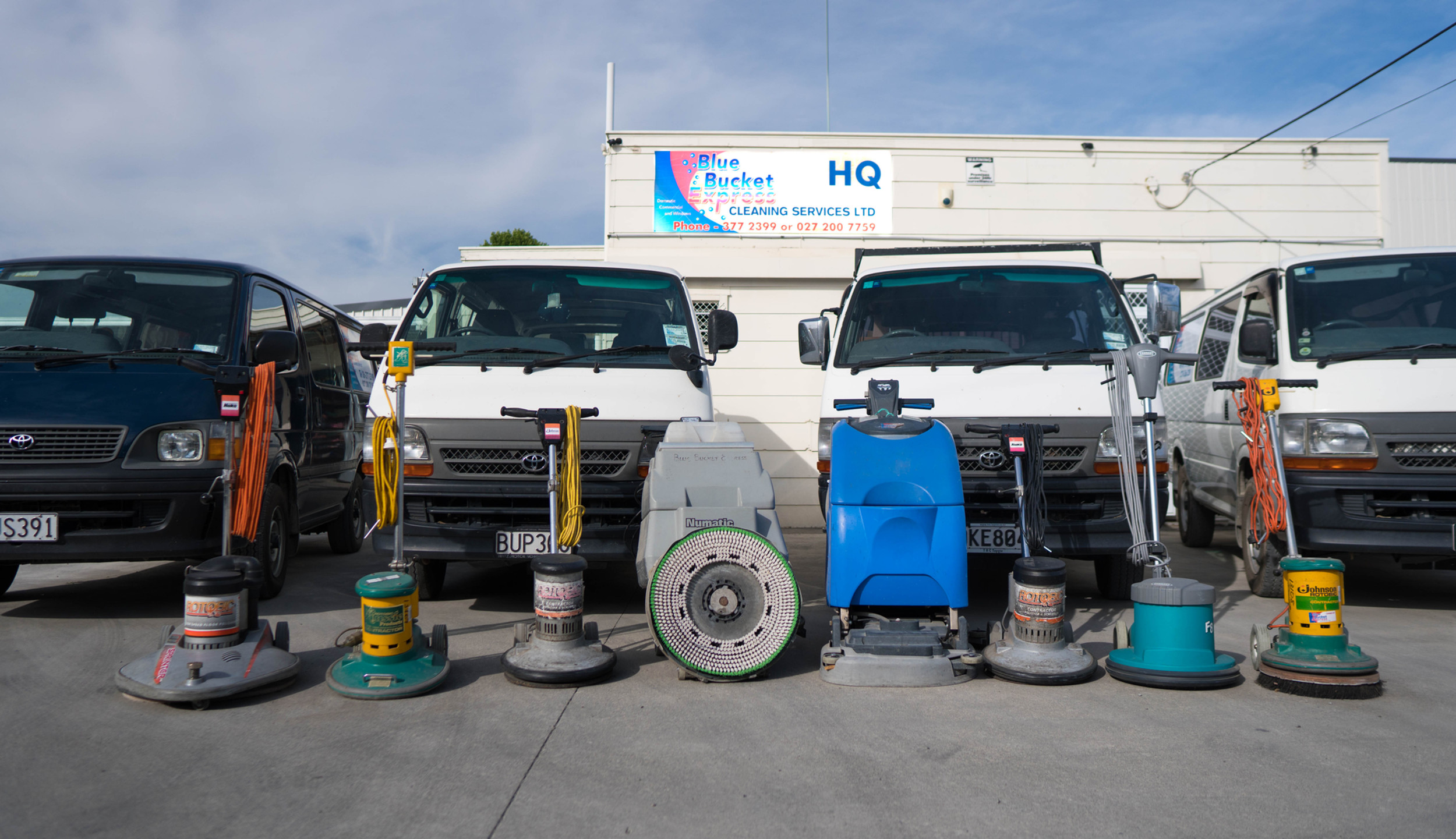 Cleaning Company in Masterton Wairarapa Blue Bucket