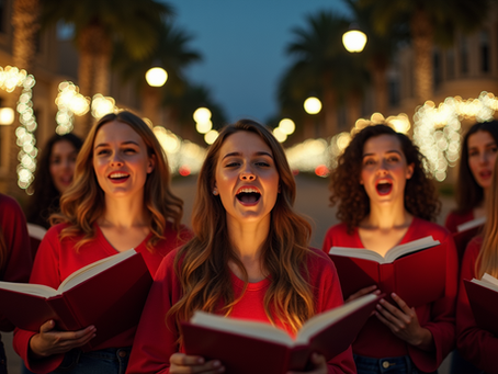 Christmas Carolers in Los Angeles: Songs for the Season