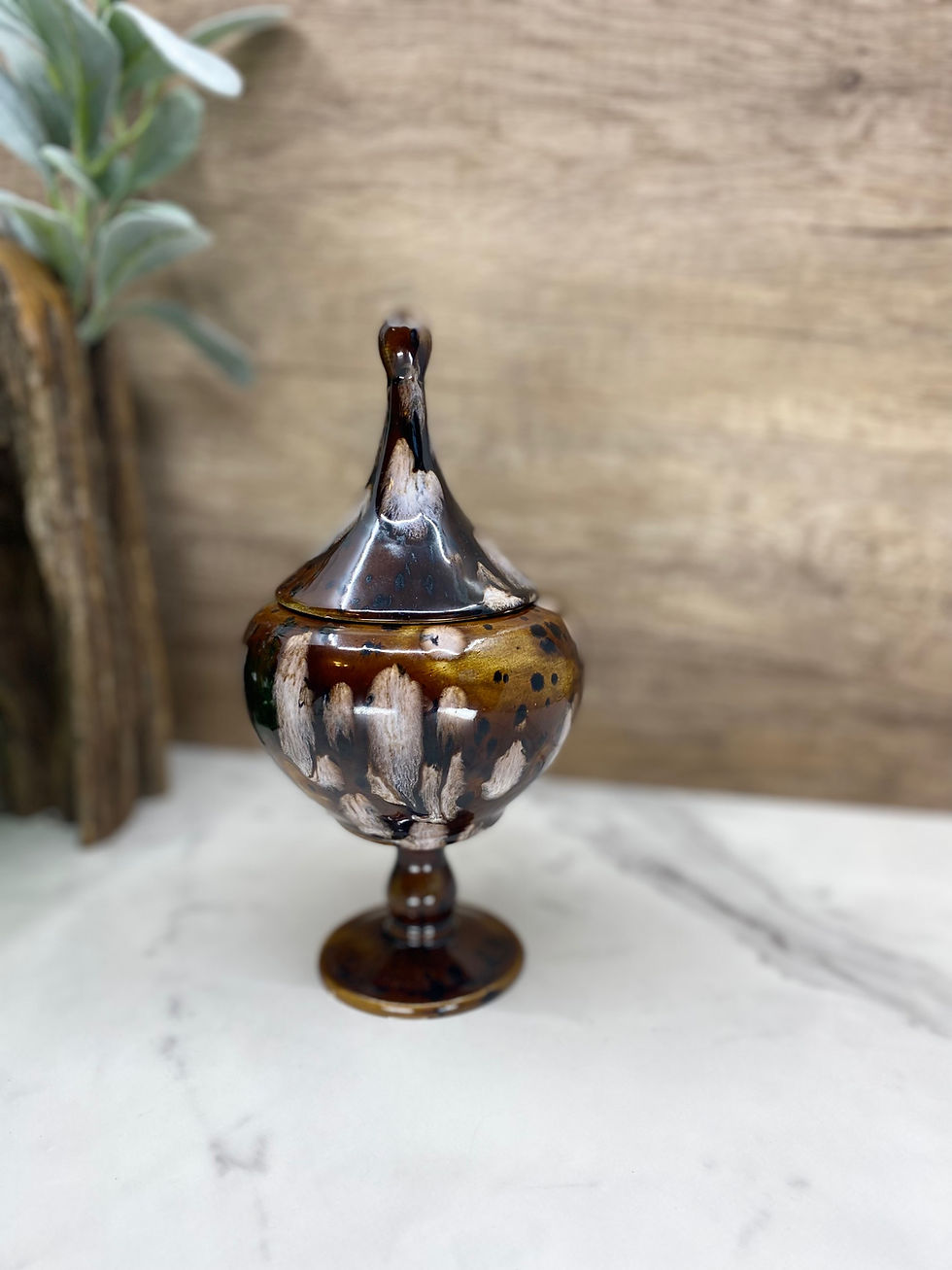 Thumbnail: Decor and Wicks hand poured scented soy candle