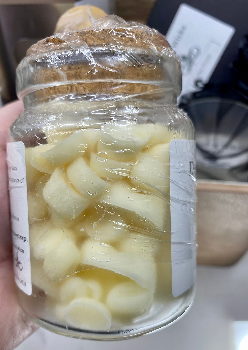 Thumbnail: DecorAndWicks hand made soy wax melt jars Decor and Wicks candle shop