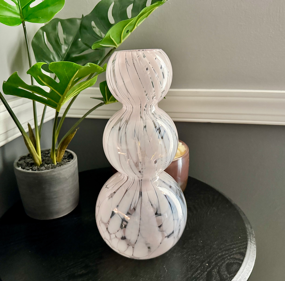 Thumbnail: handblown glass vase home decor
