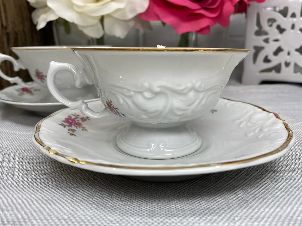 Thumbnail: Decor and Wicks candles online vintage tea cup candles natural soy phthalate free