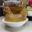Thumbnail: vintage marigold carnival glass hen on nest milk glass