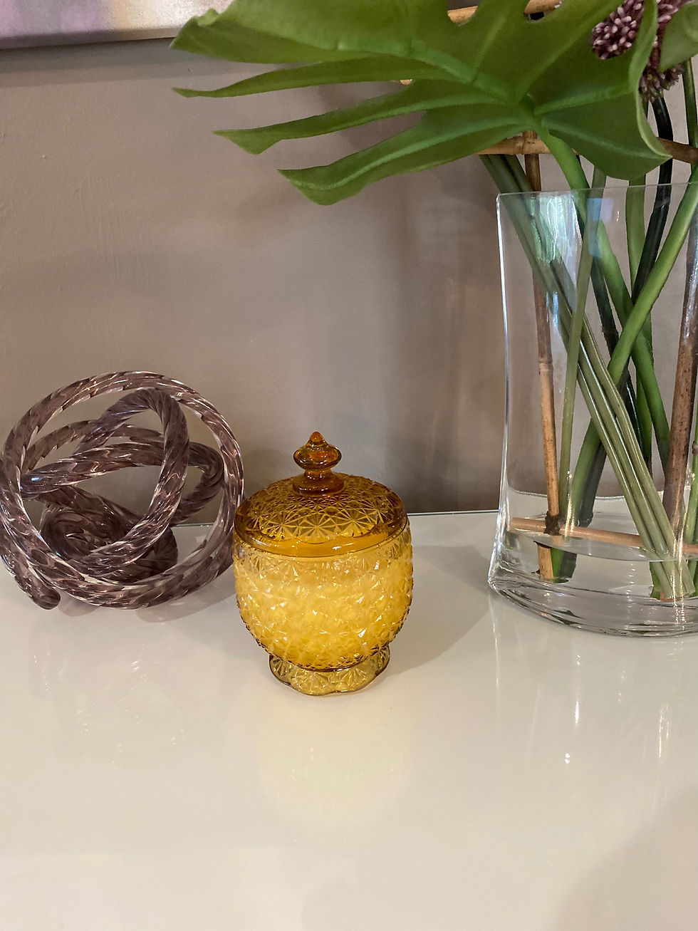 Thumbnail: Decor and Wicks premium highly scented soy candle