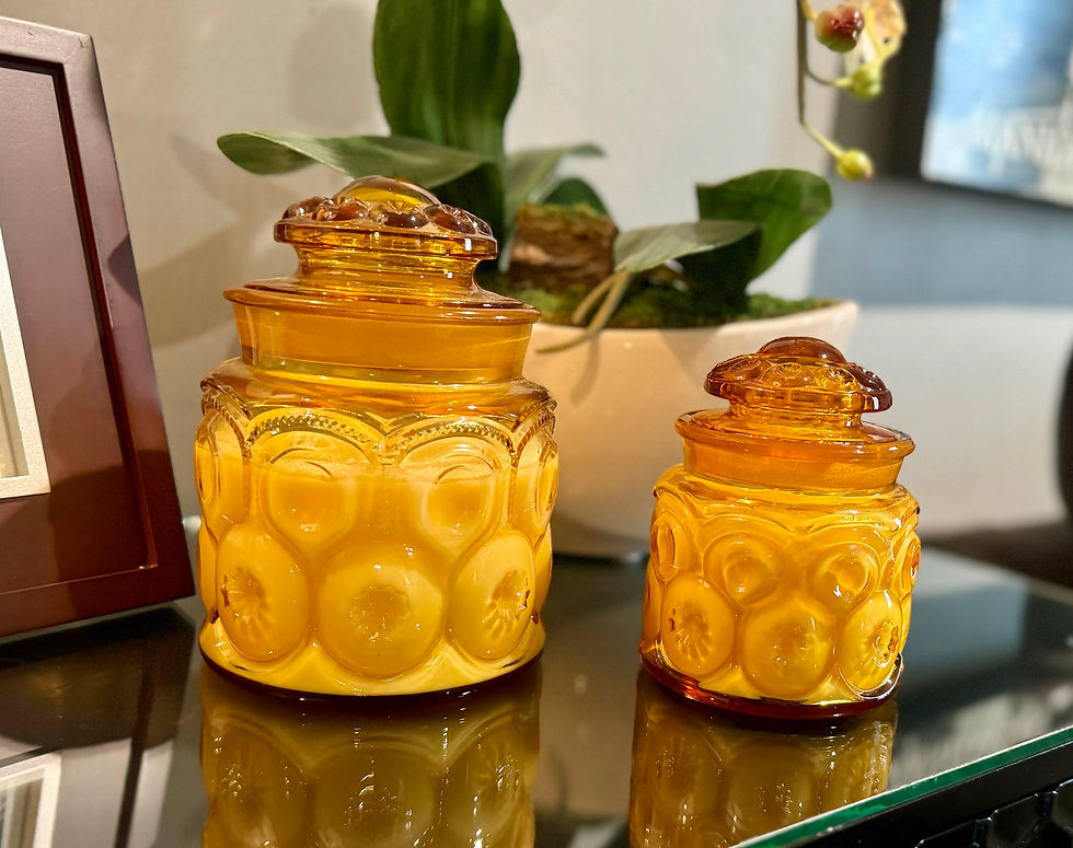 Thumbnail: Premium all natural retro vintage hand poured soy candle midcentury home fragrance
